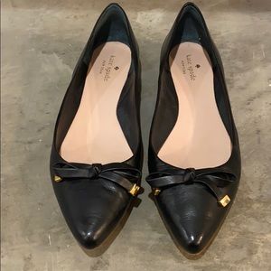 Kate Spade flats with bow